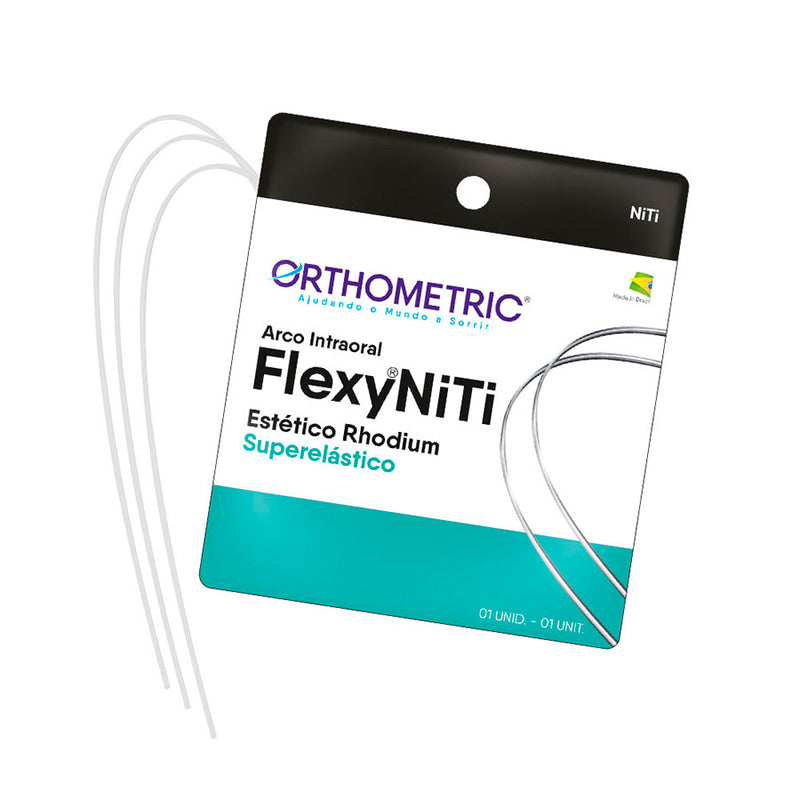 Arco FlexyNiti Esthetic Rhodium Rectangular